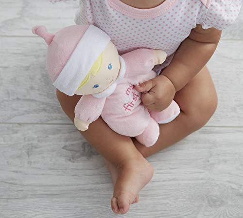 Ganz My First Doll Soft Plush Doll with Blonde Hair and Pink Outfit - I Rattle! - Image 2